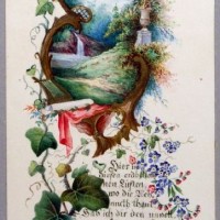 BLUMEN. - Aquarell. - Buchstabe "E". Bild 1