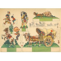 AUSSCHNEIDEBÖGEN. - Cowboys und Indianer. Picture 1