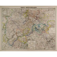 DEUTSCHLAND. - Westdeutschland. - Karte. Bild 1
