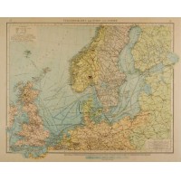 NORD- und OSTSEE. - Karte. Bild 1