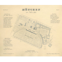MÜNCHEN. - Plan. Bild 1